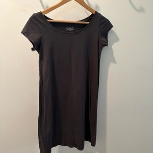 Eileen Fisbee jersey t-shirt dress charcoal